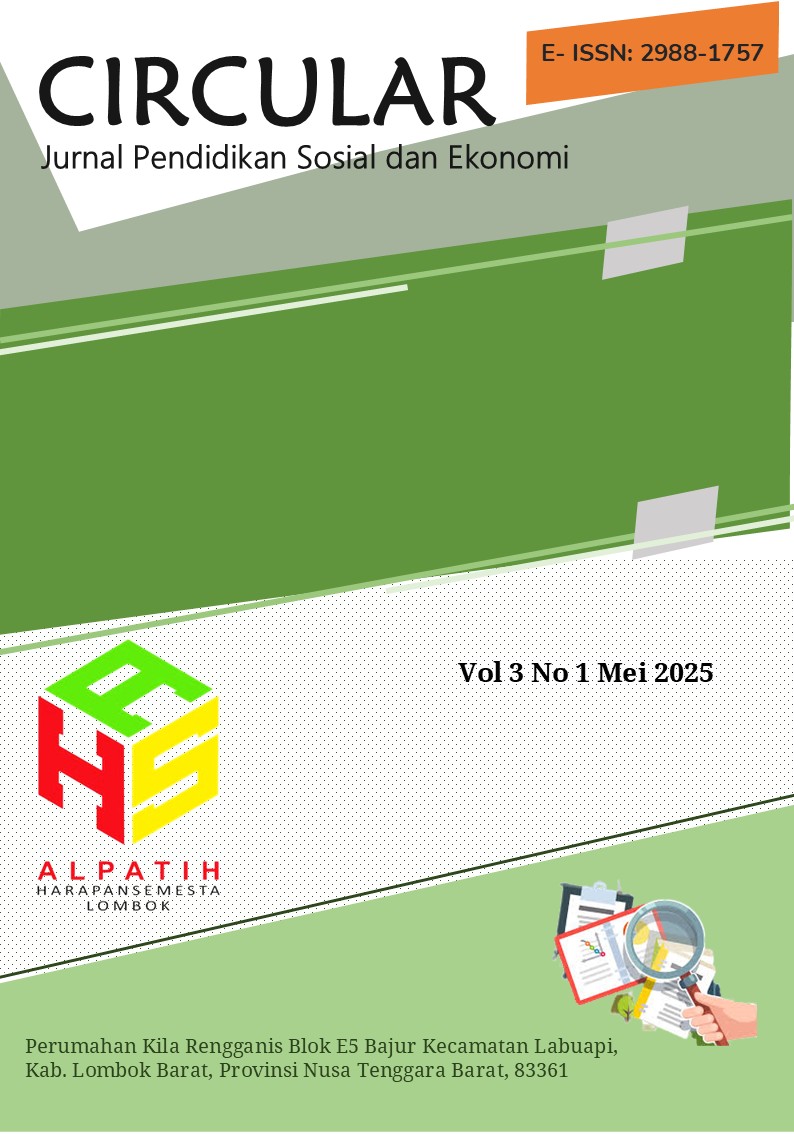 					View Vol. 3 No. 1 (2025): CIRCULAR: Jurnal Pendidikan Sosial dan Ekonomi
				